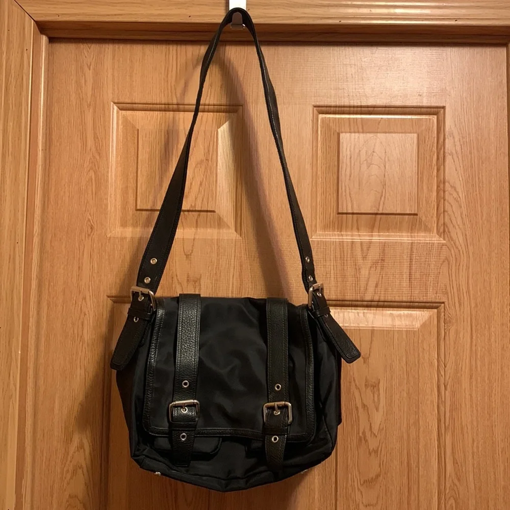 Talbots Black Multi-Pocket Bag